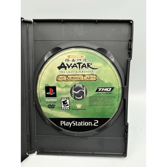 Avatar: The Last Airbender -- The Burning Earth (Sony PlayStation 2, 2007) Disc - Picture 1 of 4